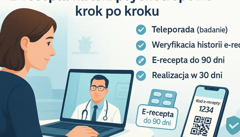 E-recepta na psychotropy: Zawsze 30 dni na realizację. Pełny poradnik