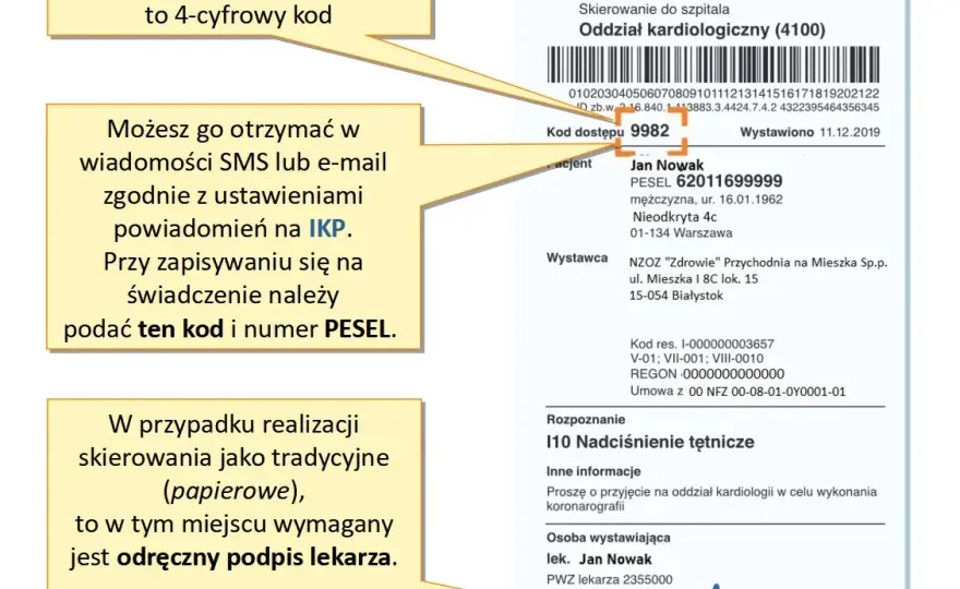 E-skierowanie na rehabilitację: wygląd, ważność, rejestracja bez błędów