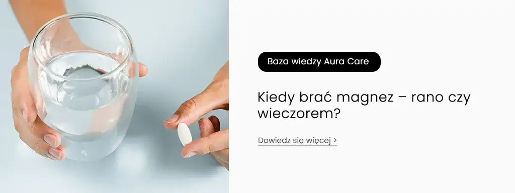 Magnez rano czy wieczorem infografika