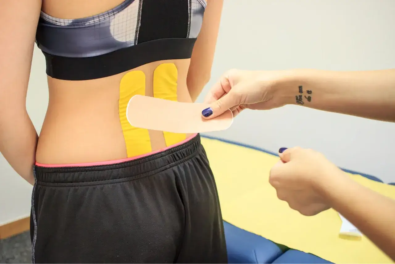 kinesiotaping kręgosłup