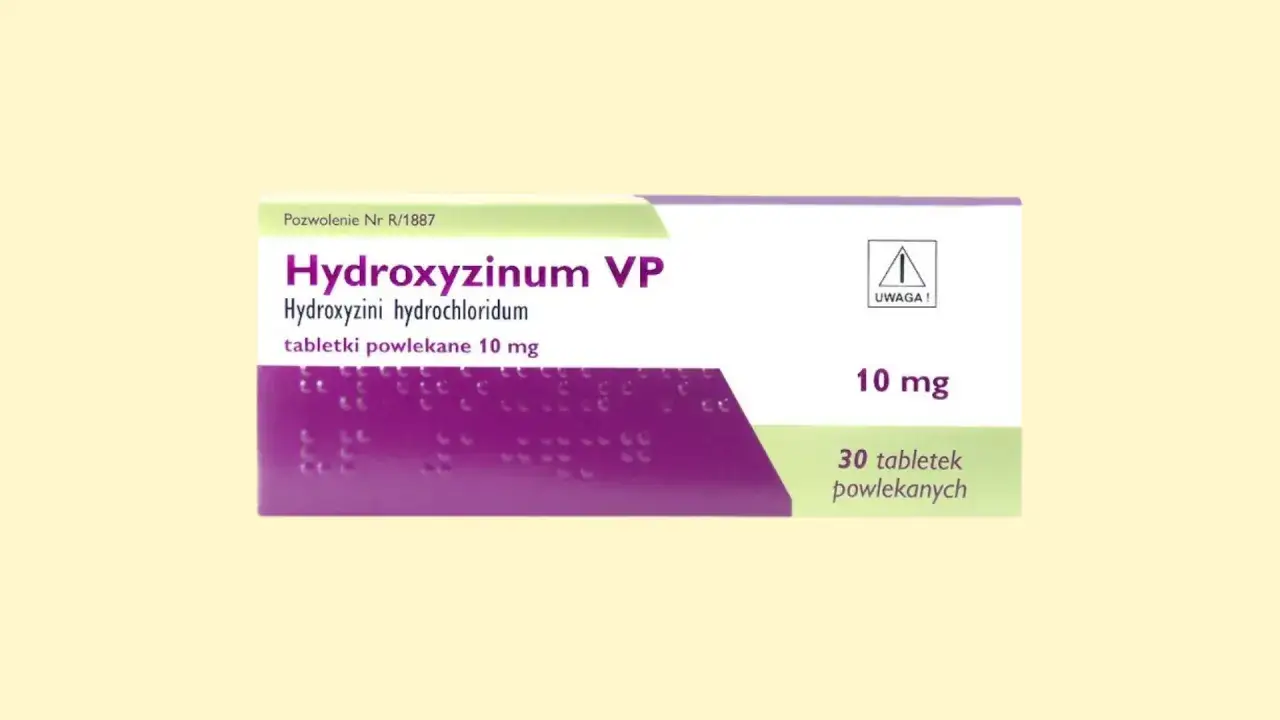 hydroksyzyna opakowanie recepta